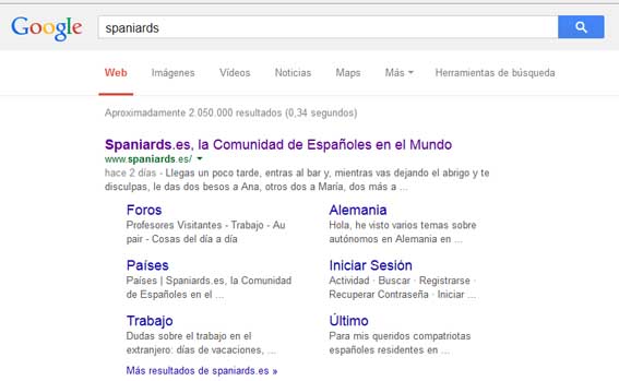 spaniards en google