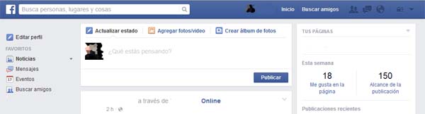 perfil de facebook