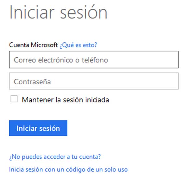 acceso a hotmail