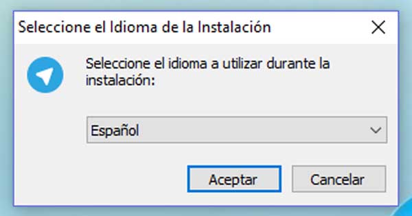 telegran desktop en español