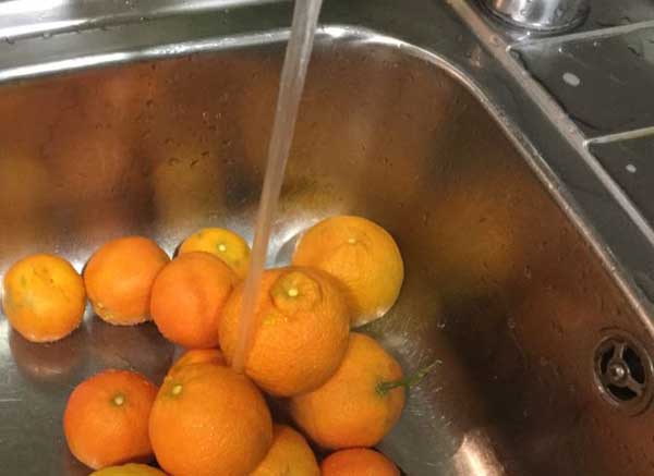 infusión de cascara de mandarina
