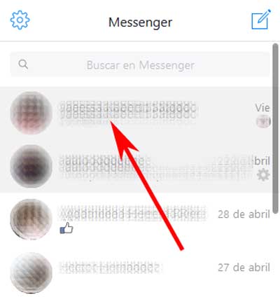 Enviar GIFs en el chat de Facebook Messenger