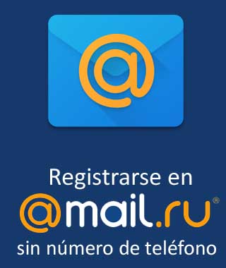 Abrir un corroe en Mail.ru sin número móvil