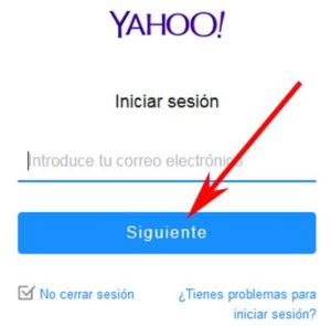 Acceder al correo Yahoo