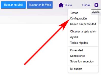 Crear un correo desechable en Yahoo