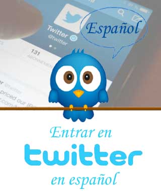 Cambiar al idioma español Twitter