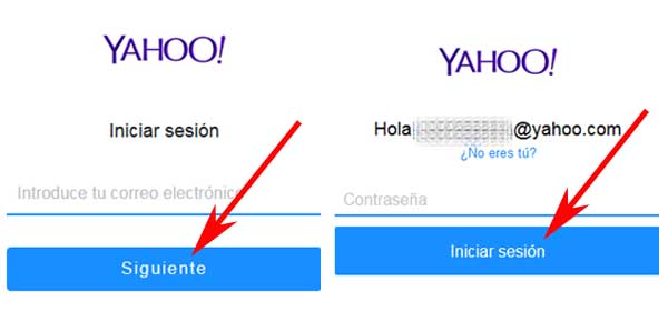 Entrar a mi cuenta de Yahoo!