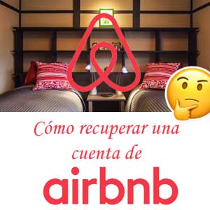 restablecer cuenta de airbnb