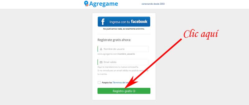 Crear Una Cuenta En Agregame Registrarse En Agregame Com Gratis - cuentas gratis de roblox photos facebook