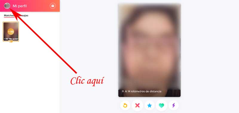 cambiar datos de mi cuenta de tinder