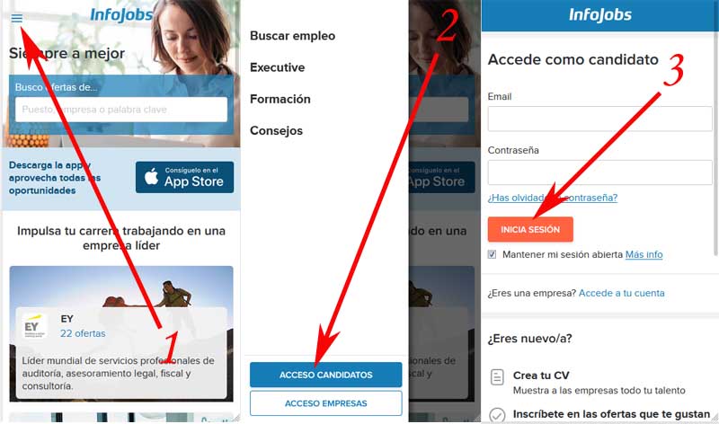 entrar a infojobs