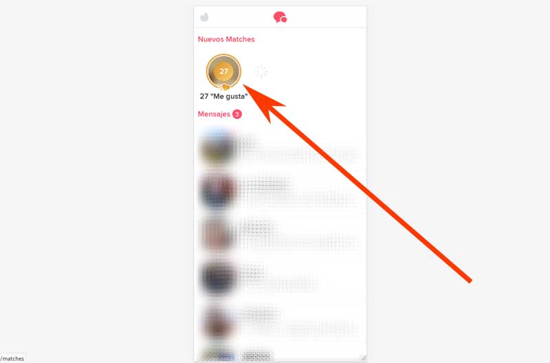 ver a quien le gusto en tinder