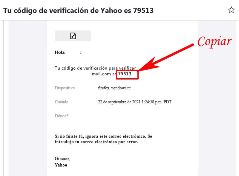 como agregar un correo de recuperacion en yahoo