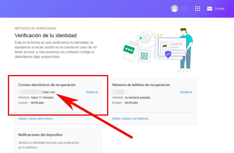 como agregar un correo alternativo en yahoo