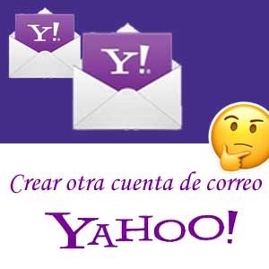 crear nueva cuenta de yahoo mail