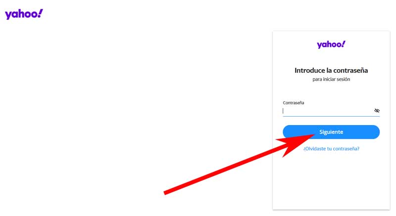 iniciar sesion en yahoo